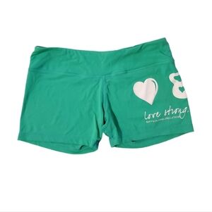 Buff Girl Problems Green Crossfit Kettlebell Workout Shorts Medium